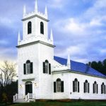 Christ Church blue sky