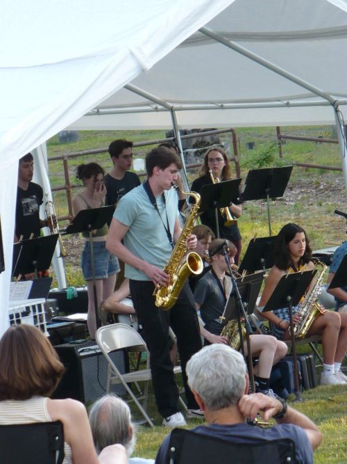 Outdoor Band Concert a Big Success Christ Church Society, Guilford, VT